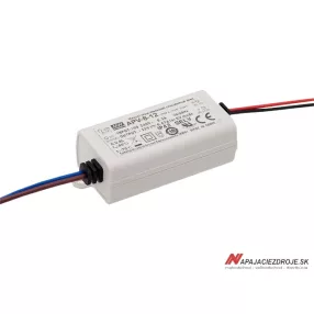 LED napájecí zdroj 8W / 12V MeanWell APV-8-12