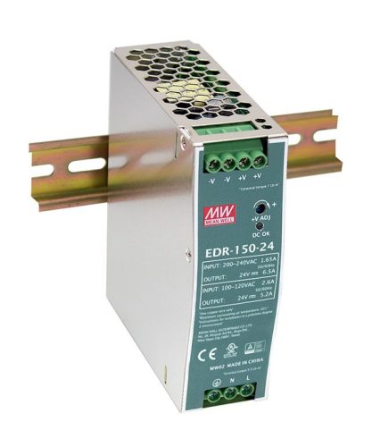 EDR-150-24 napájecí zdroj na DIN lištu 156W / 24V 