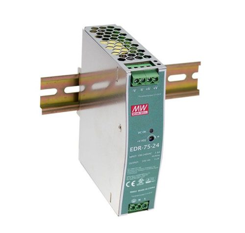 EDR-75-24 napájecí zdroj na DIN lištu 77W / 24V 