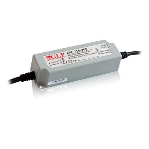 proudový LED/dimm zdroj (22 - 36V)/ 700mA GPF-25D-700