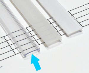 Kryt PVC pro profily typu A, B, C, D, G, Y, Z - čirý