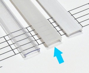 Kryt PVC pro profily typu A, B, C, D, G, Y, Z - polomléčný