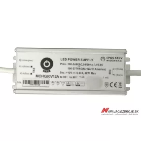 LED napájecí zdroj 80W / 12V MCHQ80V12A