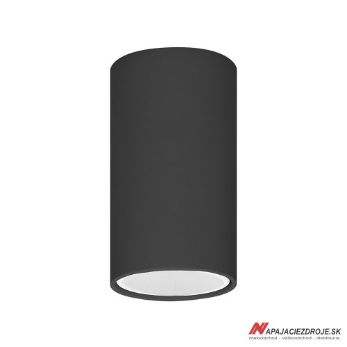LED svítidlo kruhové, ČERNÝ antracit (GU10 max 50W)