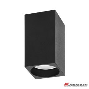 LED svítidlo čtvereční, ČERNÝ antracit (GU10 max 50W)