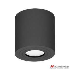 LED svítidlo kruhové, ČERNÝ antracit (GU10 max 50W)