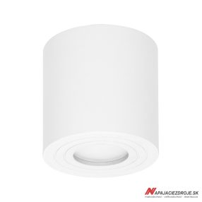 LED svítidlo kruhové, bílé (GU10 max 50W)