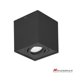 LED svítidlo čtvereční, ČERNÝ antracit (GU10 max 35W)