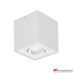 LED svítidlo čtvereční, bílé (GU10 max 35W)