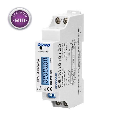 Elektromer 1-fázový, MID WE521
