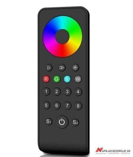 Ovladač RF 8-zónový PRO-RS8 (RGB/RGBW)