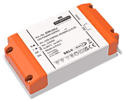 SNAPPY SD96-24VL6, stmívatelný profi LED napájecí zdroj 96W/24V