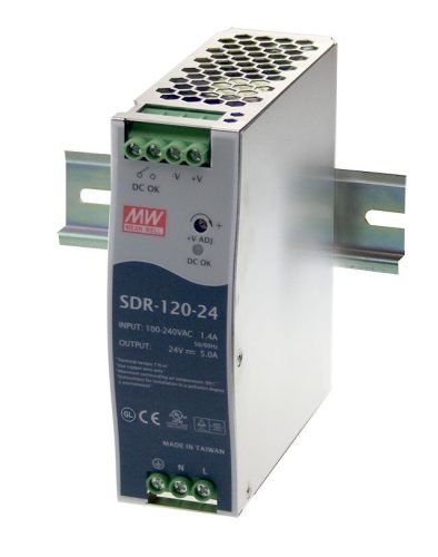 SDR-120-12 napájecí zdroj na DIN lištu 120W / 12V 