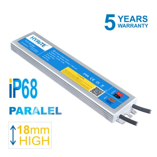 HYRITE TLG-24E150C, profi LED napájecí zdroj 150W/24V, IP68, 18MM, PARALEL