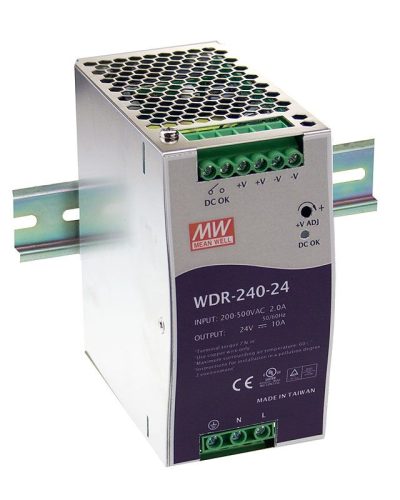 WDR-240-48 napájecí zdroj na DIN lištu 240W / 48V 