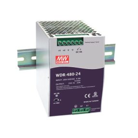 WDR-480-24 napájecí zdroj na DIN lištu 480W / 24V 